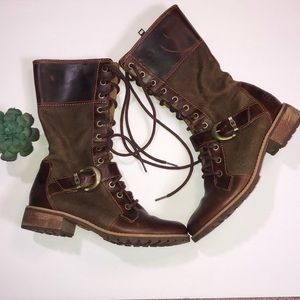 TIMBERLAND Earthkeepers 2 tone lace up buckle